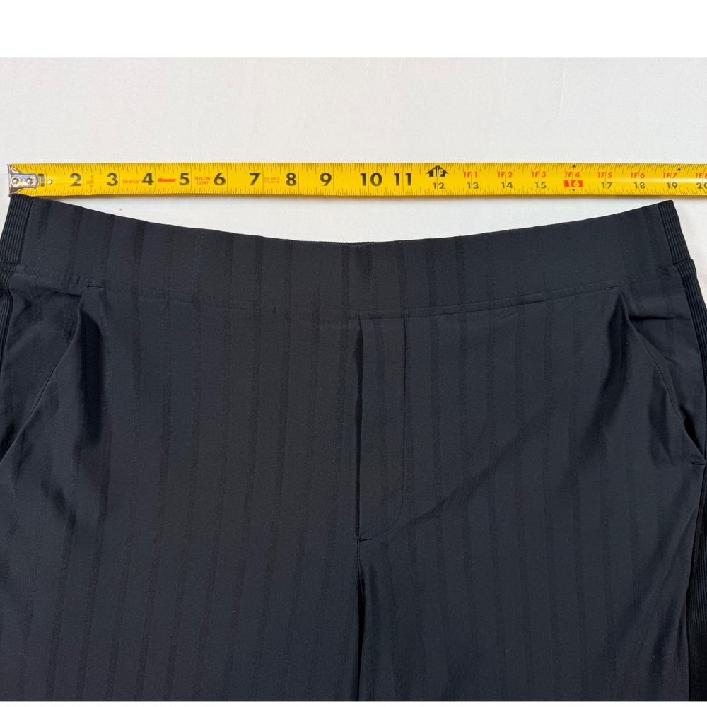 Athleta Brooklyn Textured City Stripe Ankle Pant Sz 18 Active Travel Trousers - Picture 2 of 7